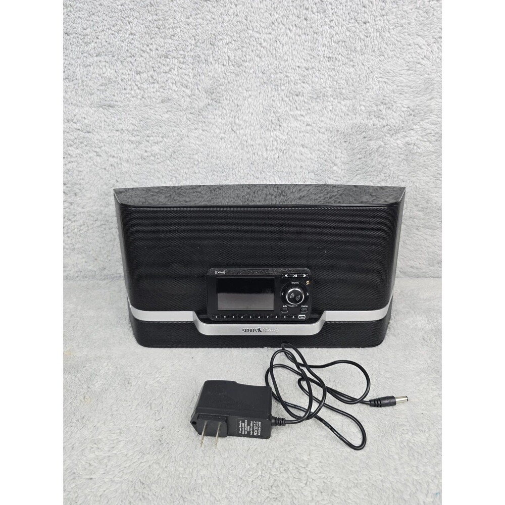 SiriusXM SXABB1 Portable Speaker Dock Boombox Stereo Sound System With AC Power